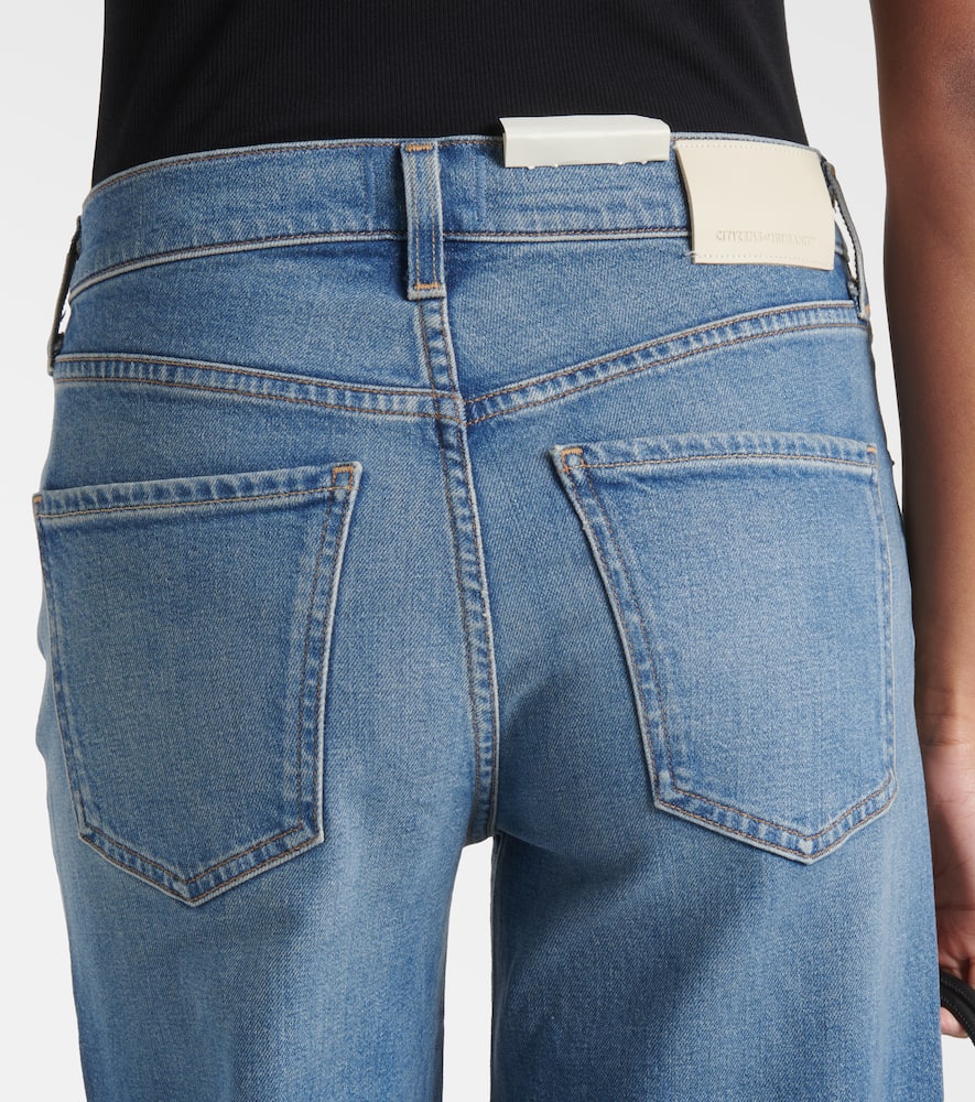 Loli mid-rise wide-leg jeans