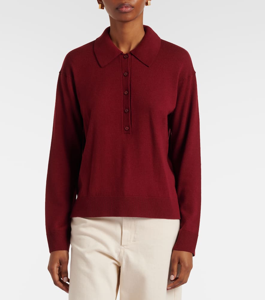 Frisia wool polo sweater