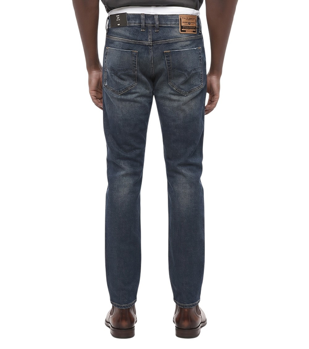 Blue Mid Rise Jeans