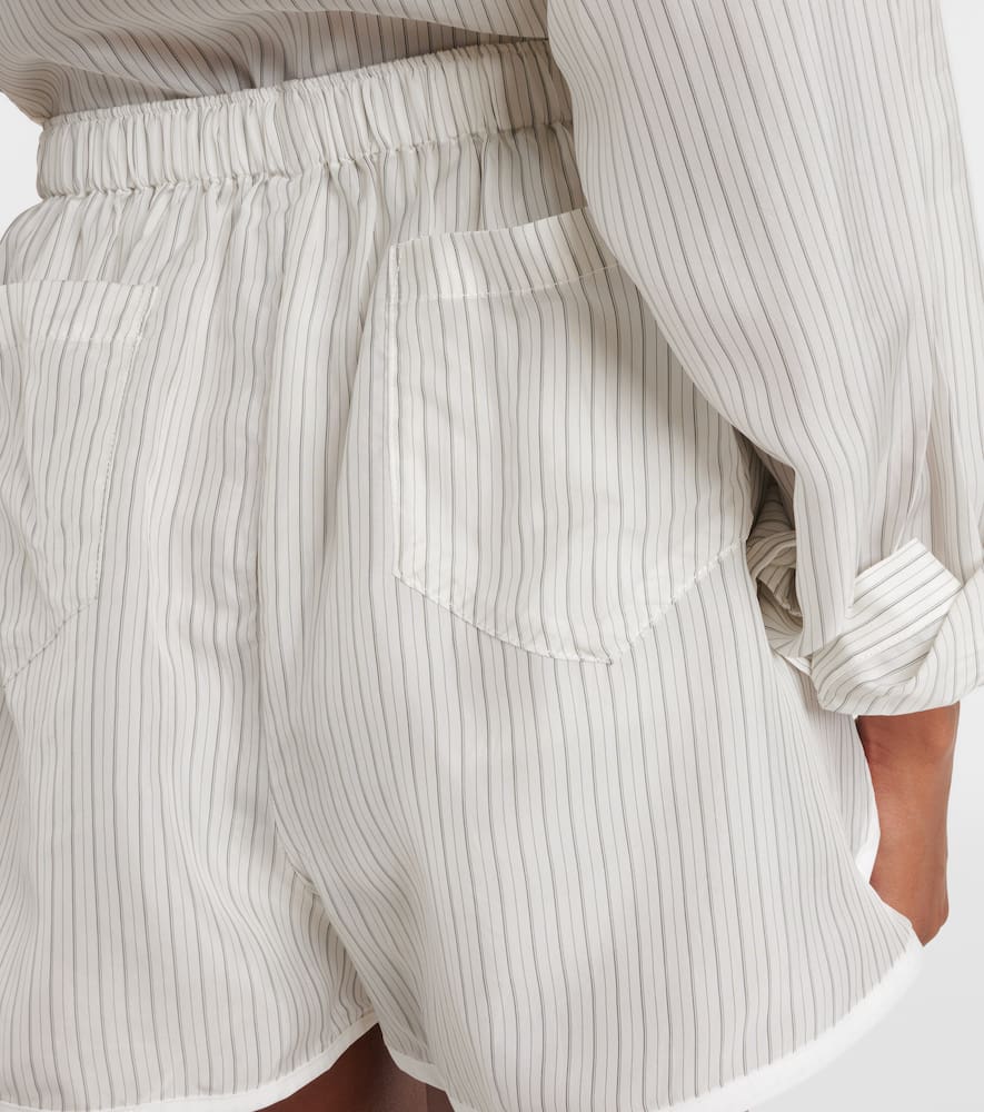 Brenna sheer striped shorts