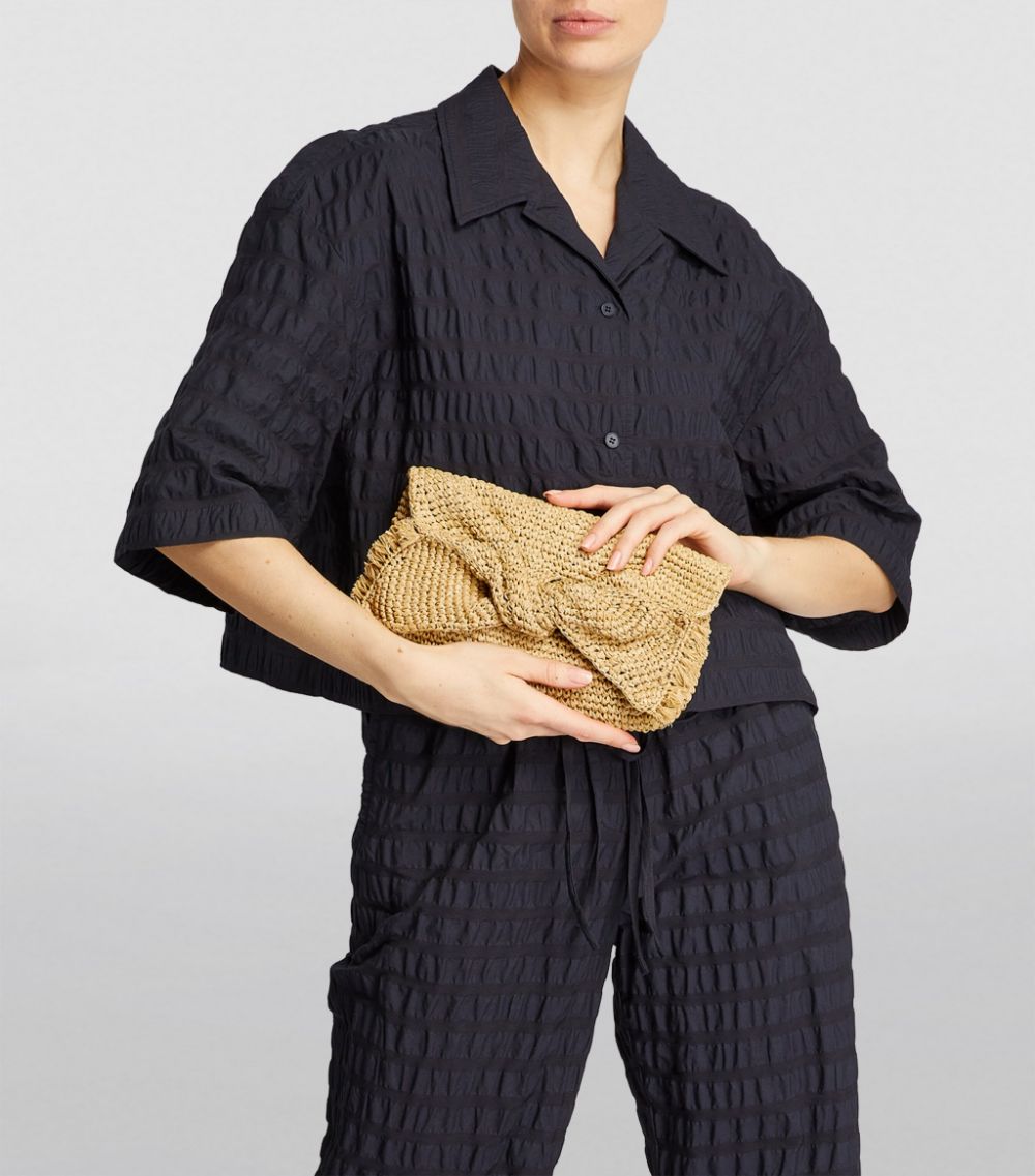 Raffia Bow Clutch