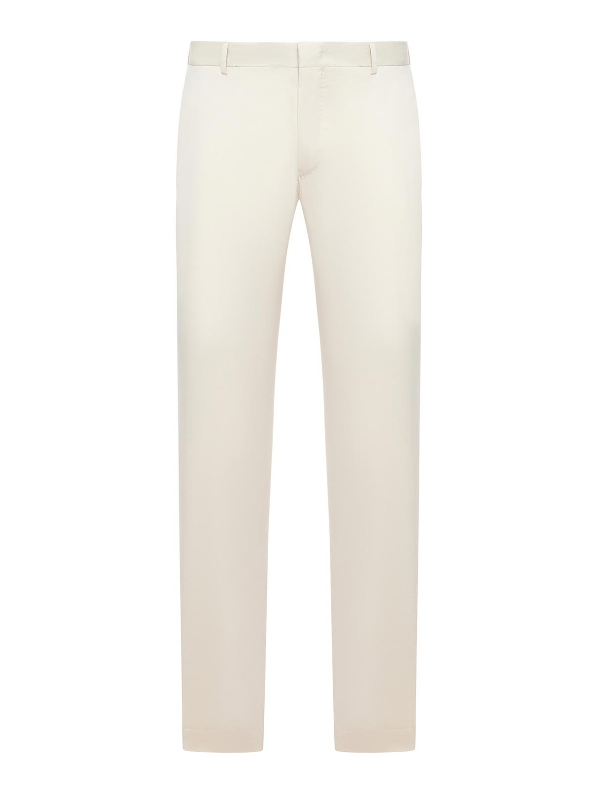 Tailored Cotton Blend Trousers
