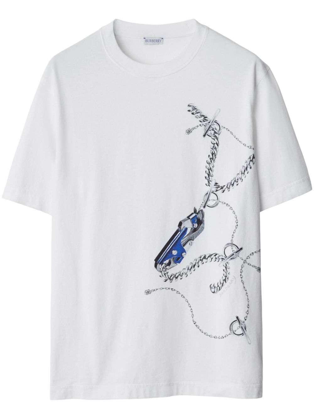 Graphic-print cotton T-shirt - White
