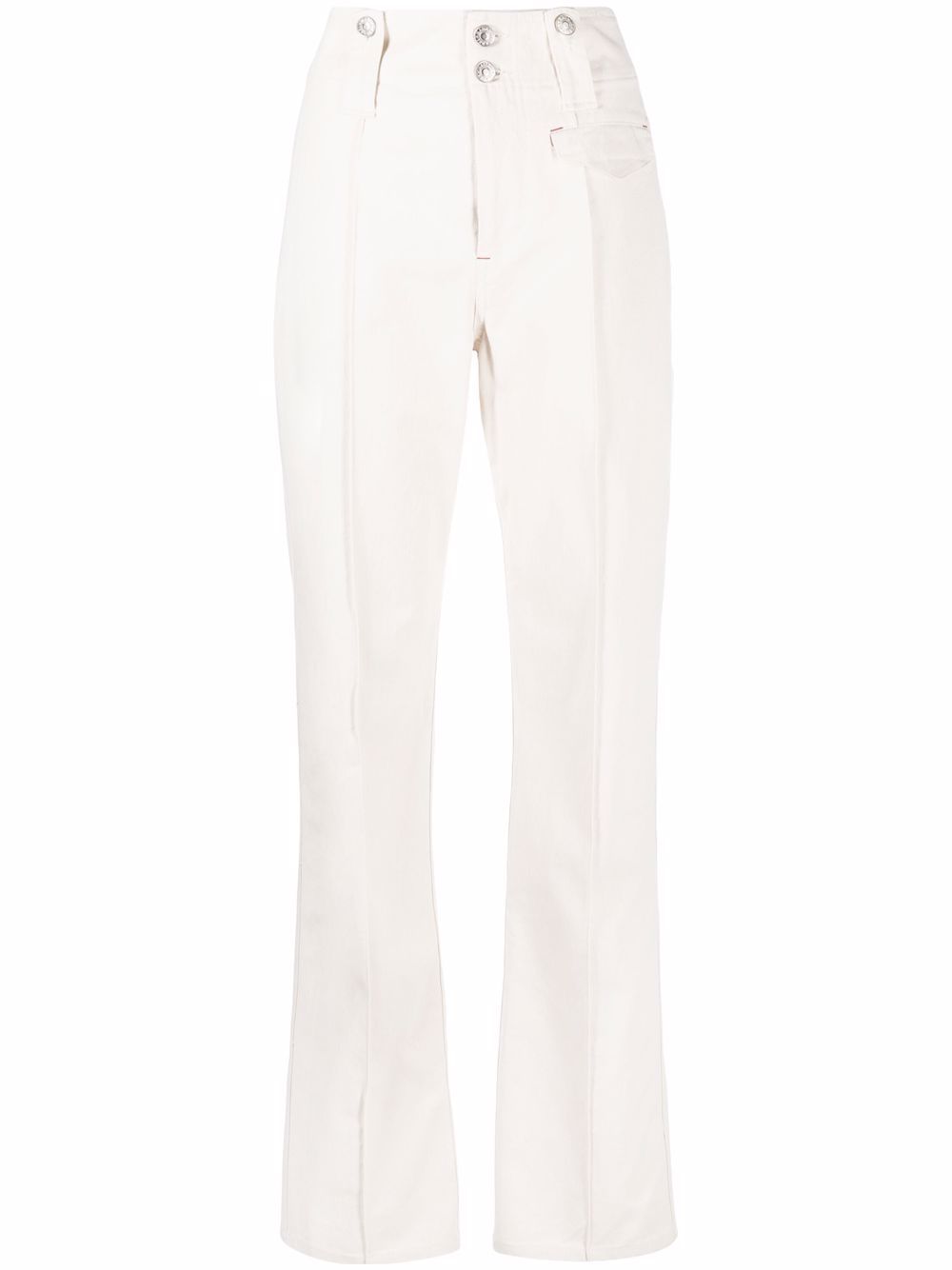 Straight-leg trousers - Neutrals