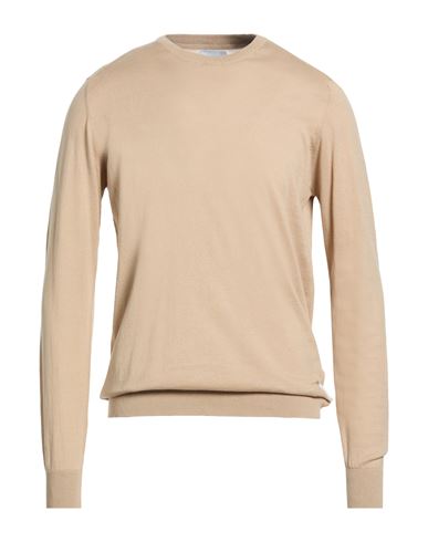 Man Sweater Beige Size L Cotton