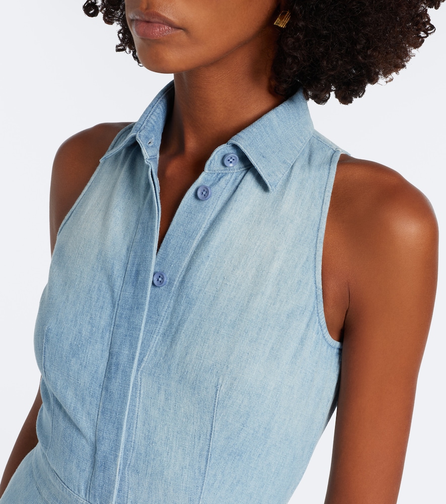 Peyten denim maxi dress