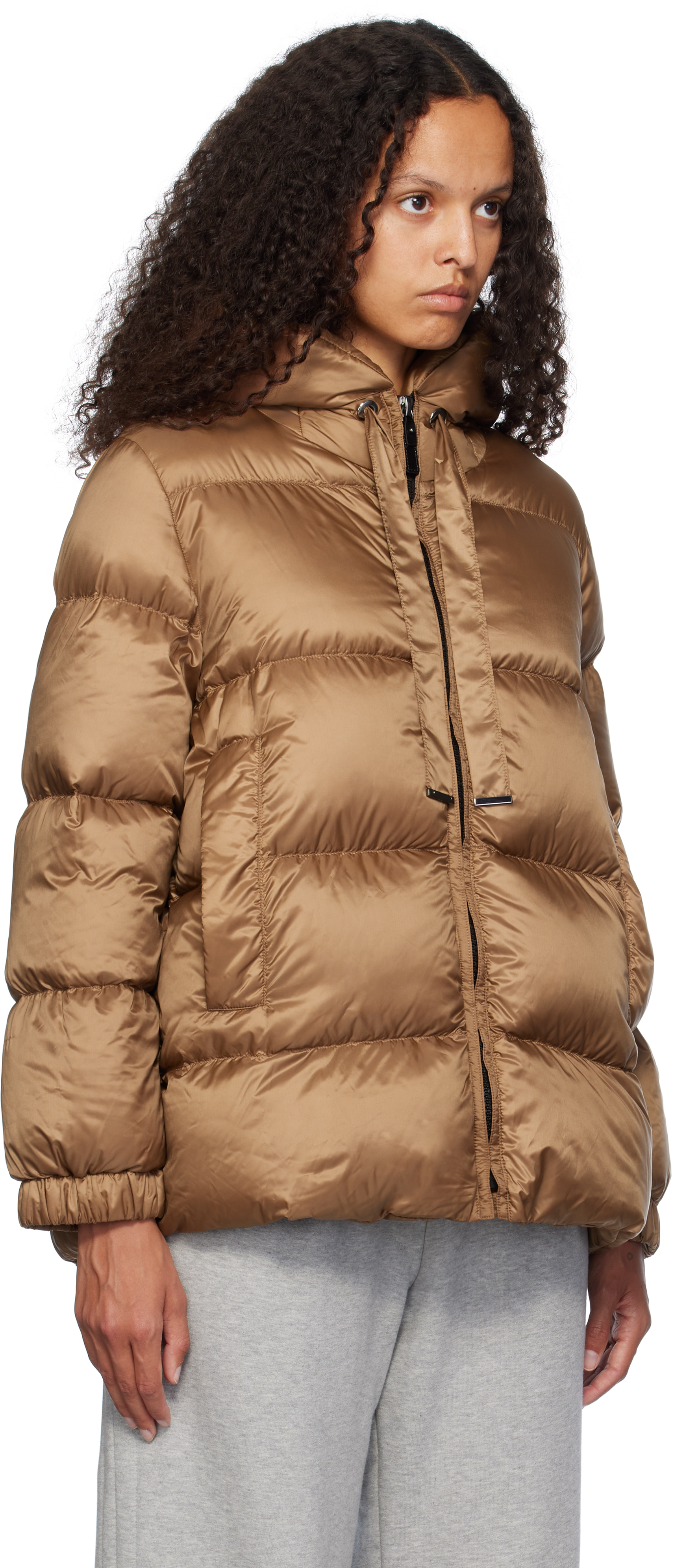 Max Mara Brown Seie Down Jacket