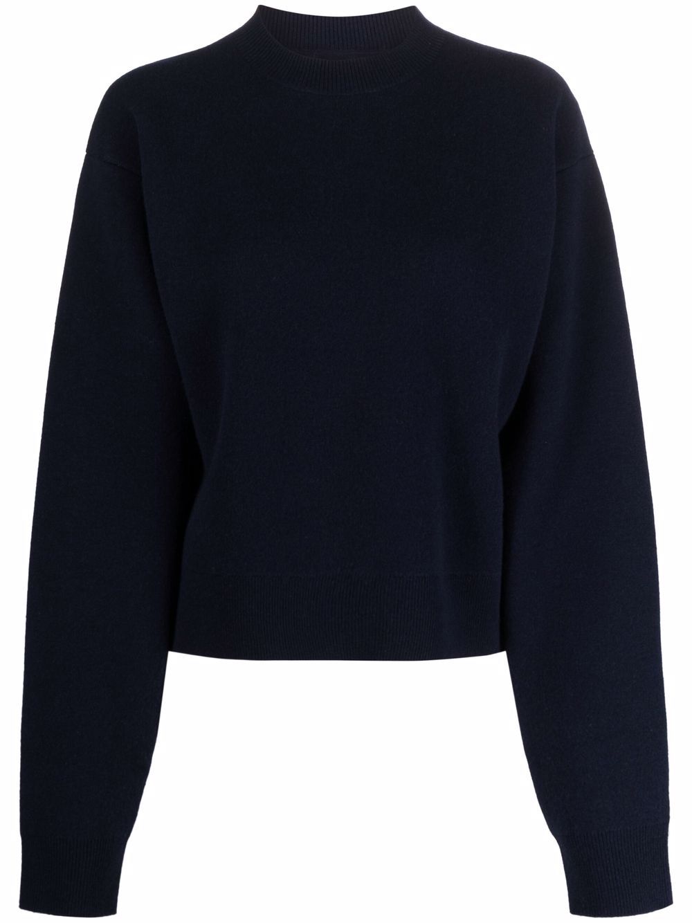 Drop-shoulder long-sleeve jumper - Blue