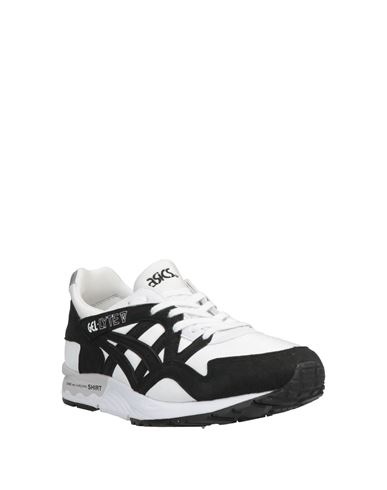 Comme Des Garçons Shirt X Asics Man Sneakers Black Size 7 Soft Leather, Textile fibers