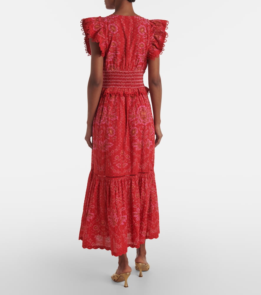 Farm Rio Floral cotton maxi dress