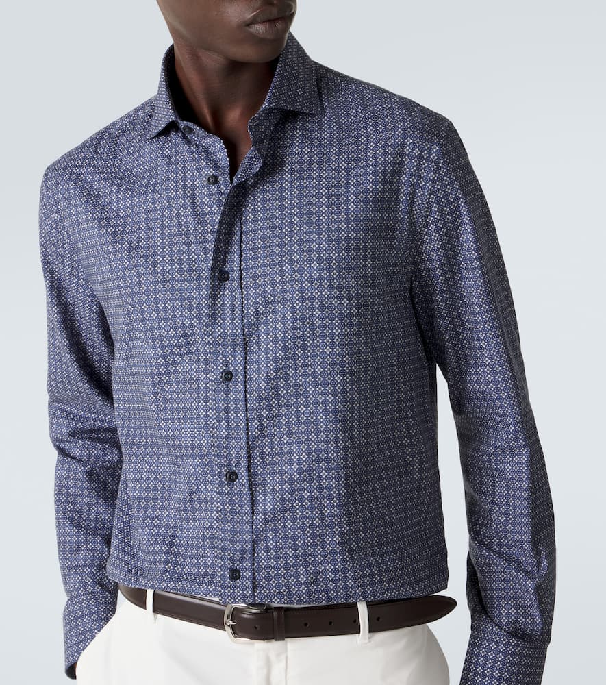 Printed cotton shirt