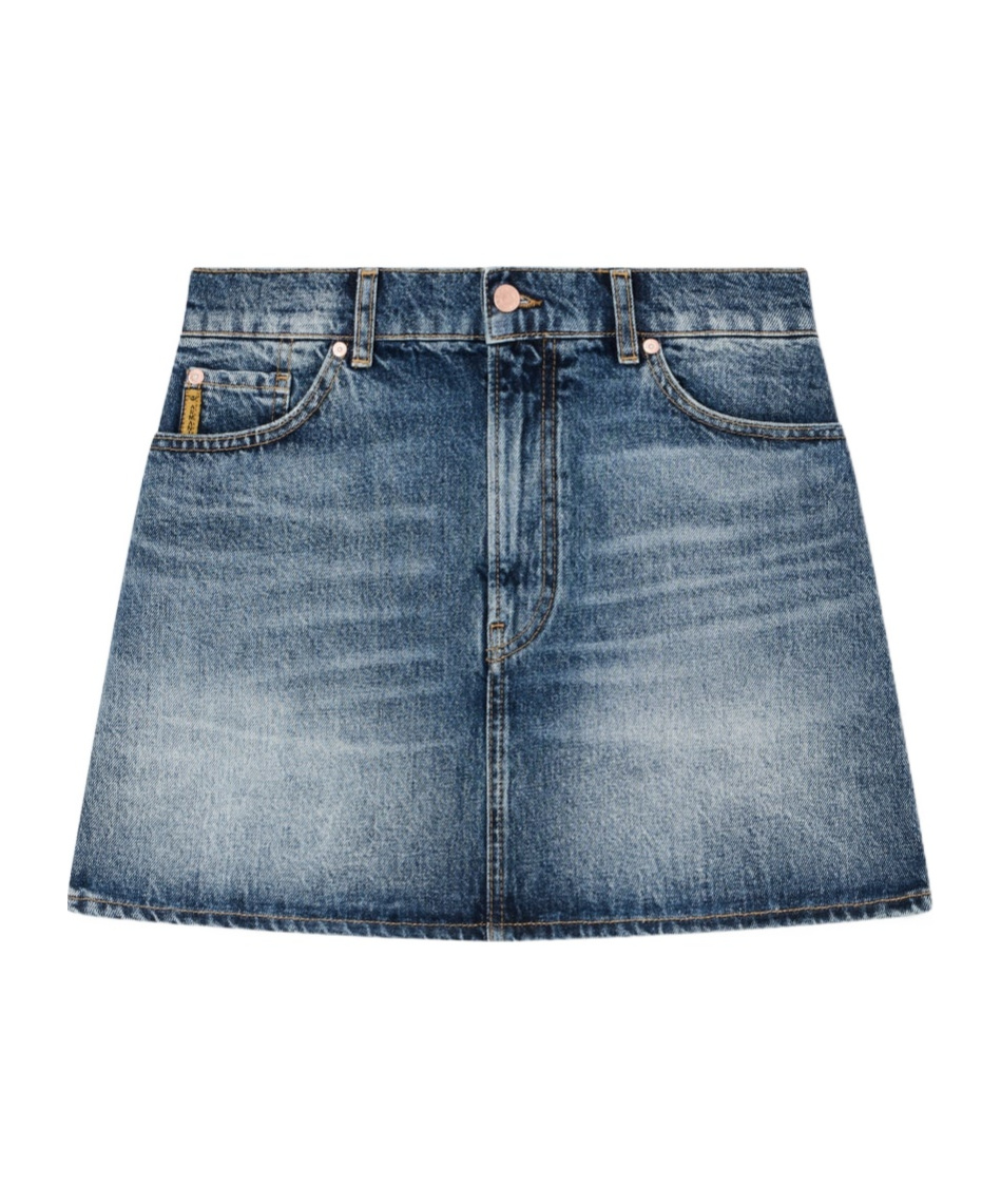 Denim miniskirt