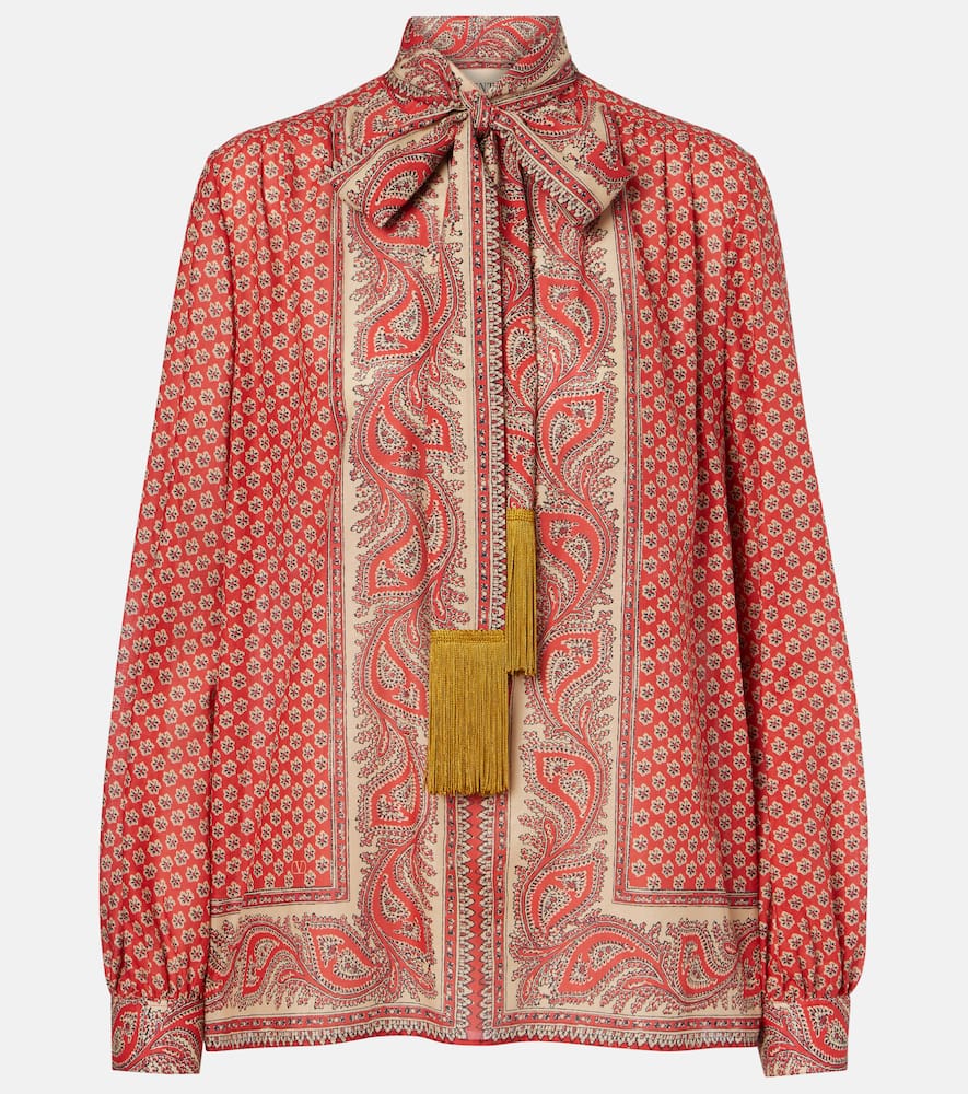 Printed cotton top
