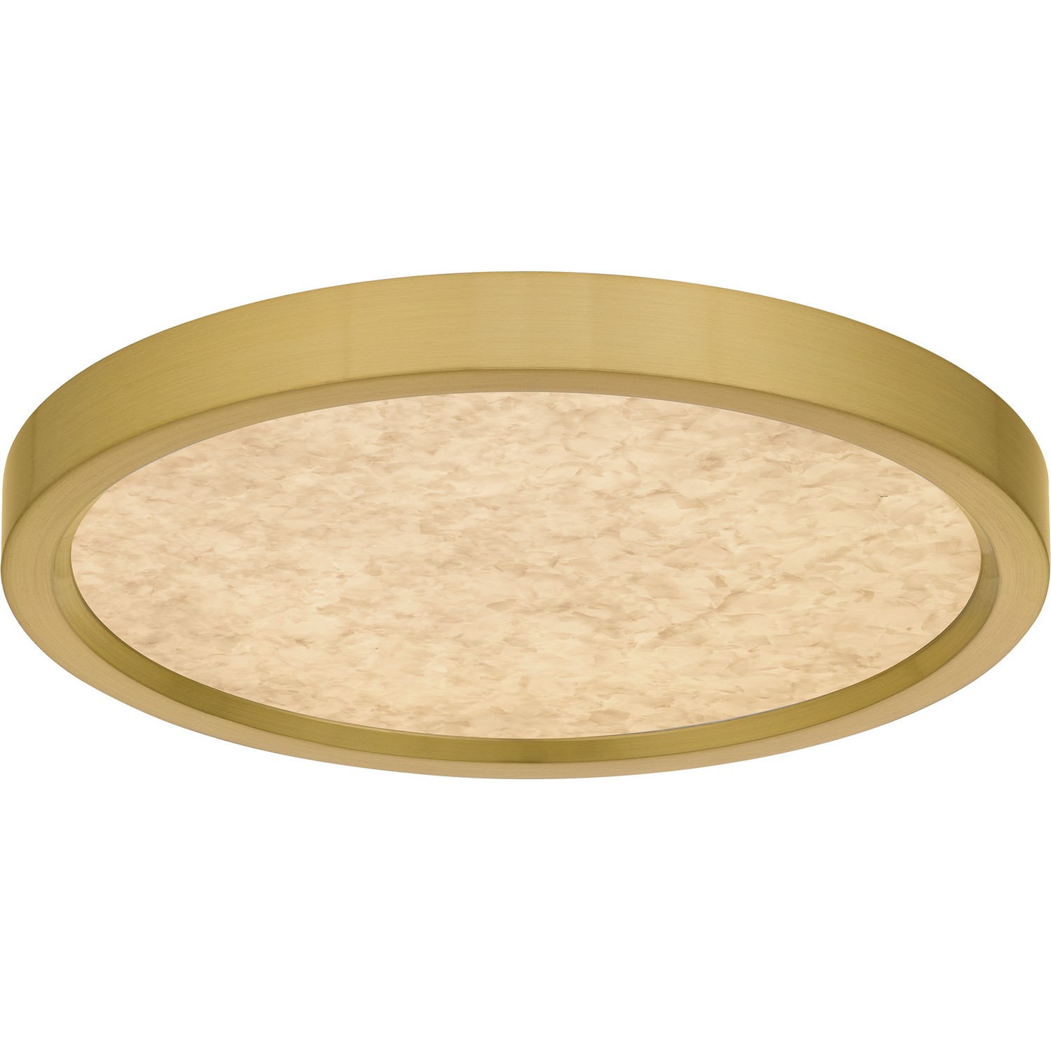 Brushed Gold LED Flush Mount from the Outskirts Collection