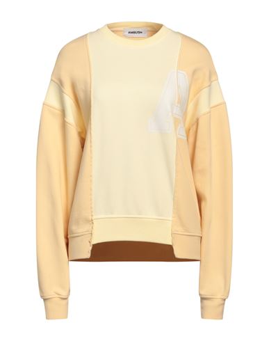 Woman Sweatshirt Light yellow