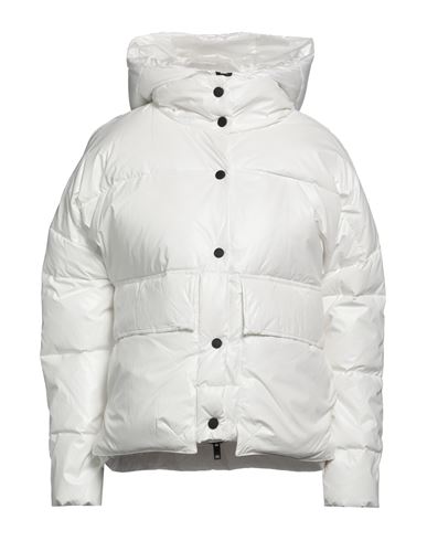 Woman Puffer White Size L Nylon