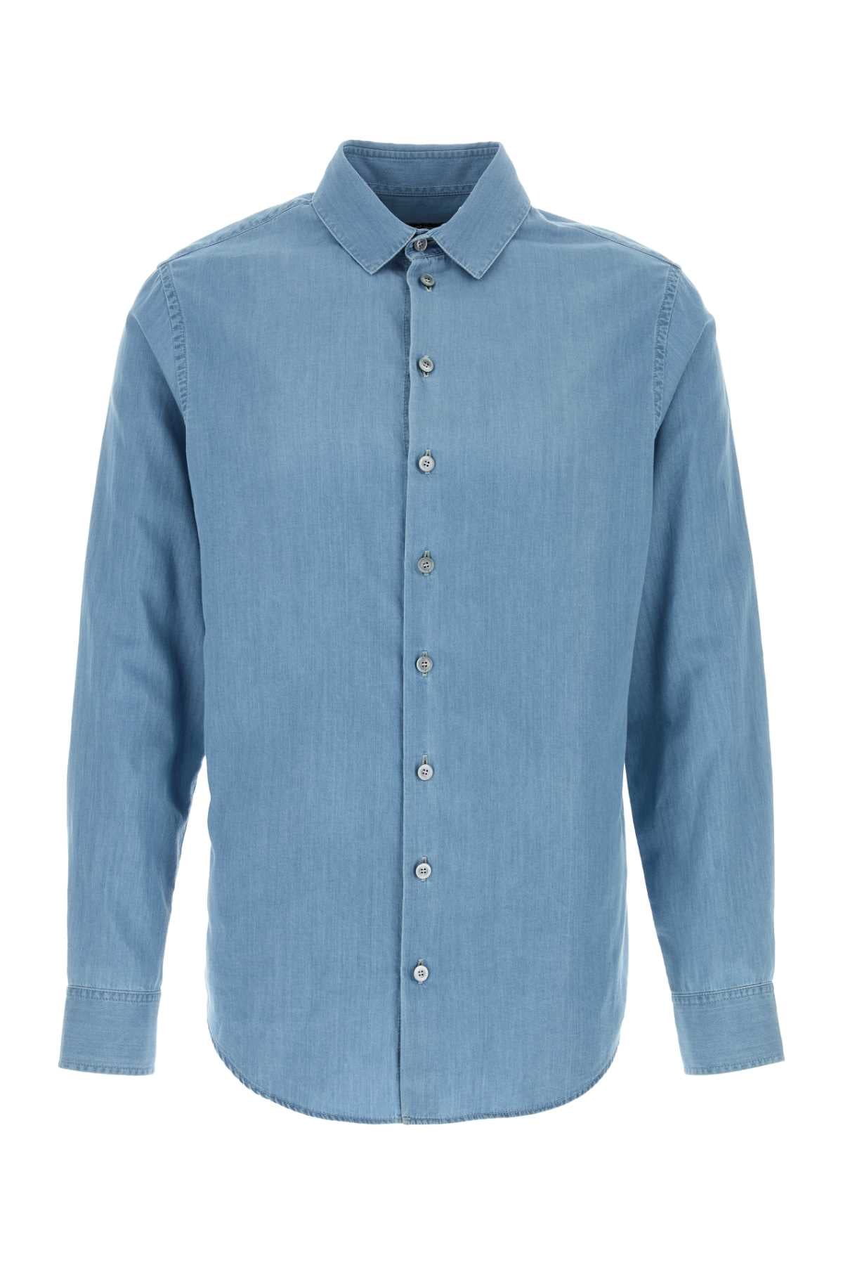 Denim Shirt — Light Blue