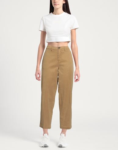 Briglia 1949 Woman Pants Camel Size 6 Cotton, Tencel, Silk, Elastane