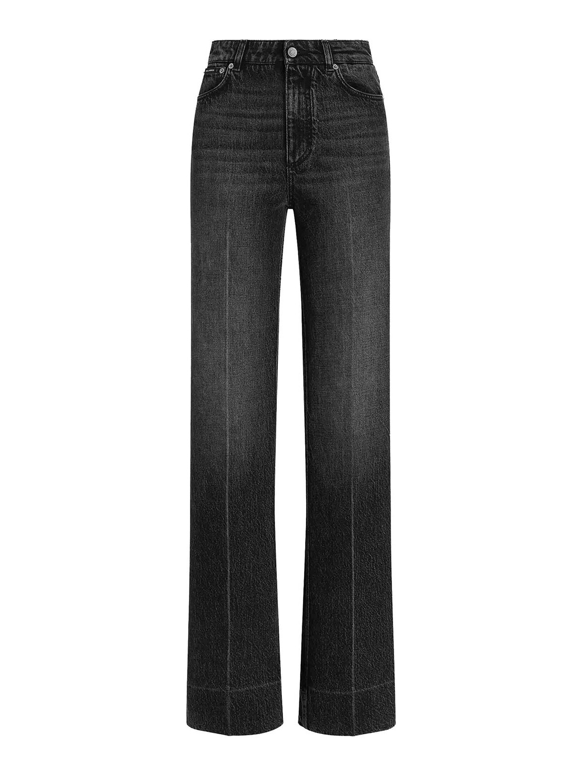 Dolce&Gabbana - wide leg trousers five pocket belt loop
