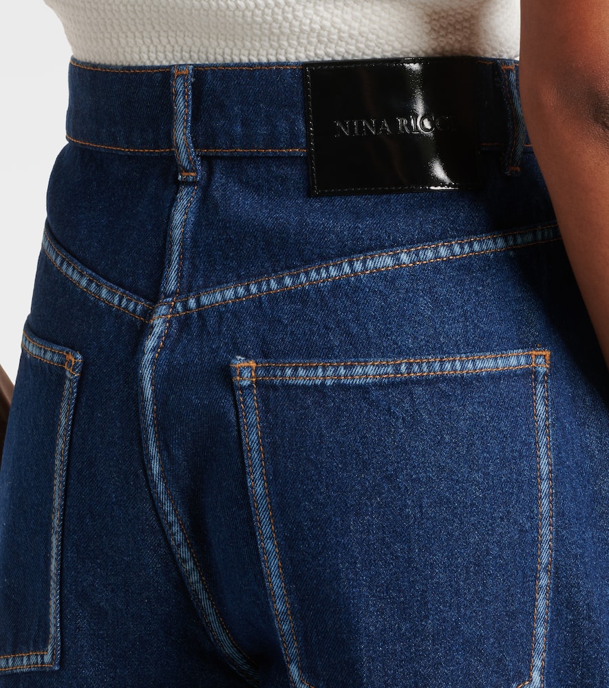 Nina Ricci High-rise wide-leg jeans