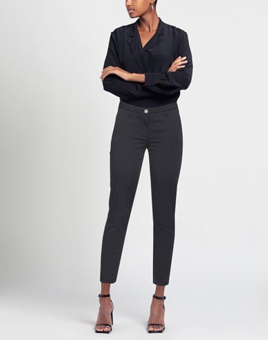 Woman Pants Midnight blue Size 24 Cotton