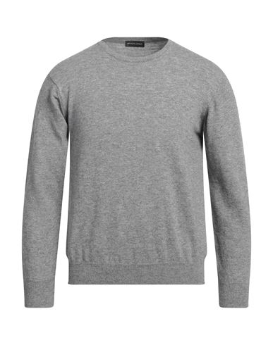 Man Sweater Grey Size 44 Virgin Wool, Viscose, Polyamide, Cashmere