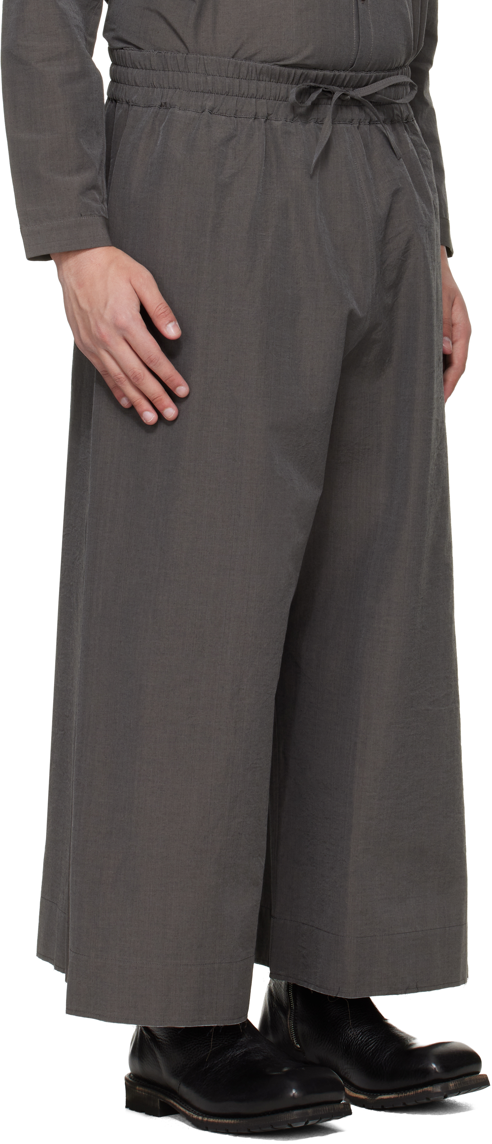 Gray 'The Boxer' Trousers