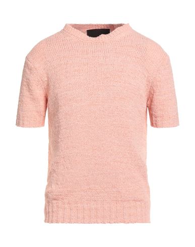 Man Sweater Pink Size 40 Cotton, Polyamide
