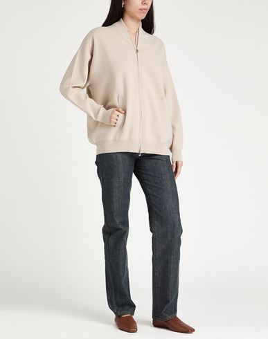 Woman Cardigan Taupe Size S Viscose, Polyester