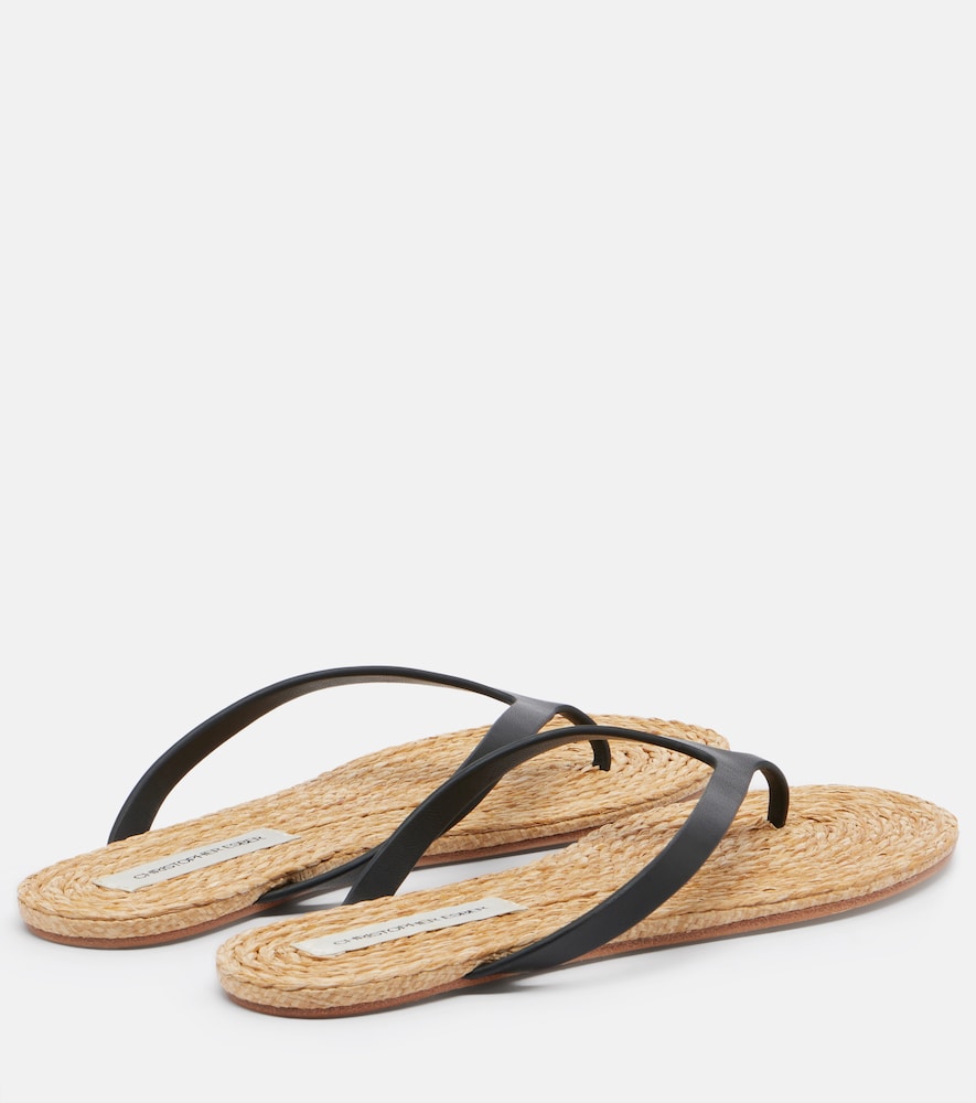 Palma leather thong sandals