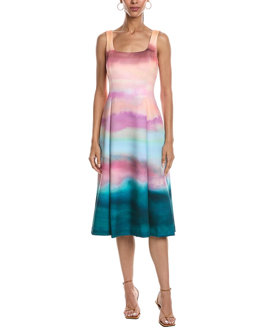 Sleeveless Printed Midi Dress