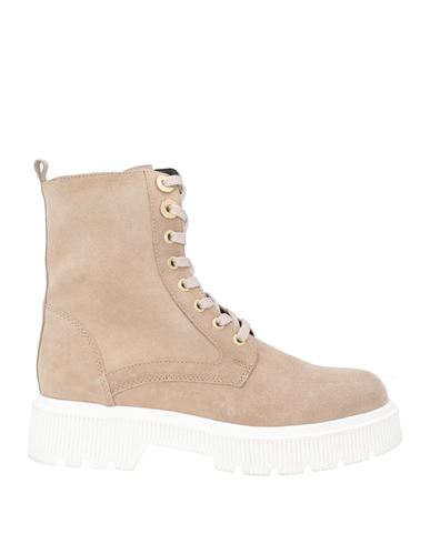 Woman Sneakers Sand Size 5 Leather