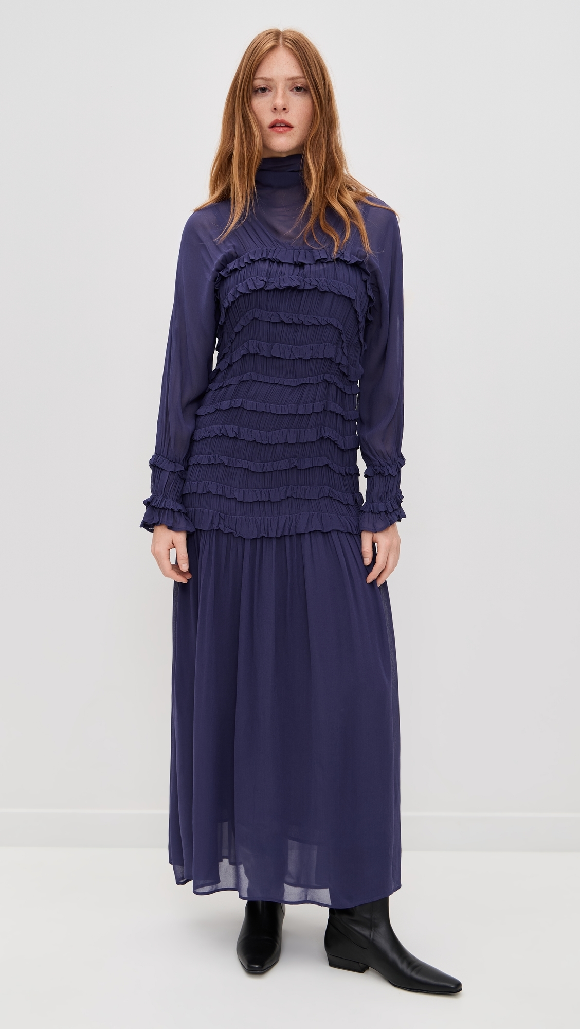 Joice Dress Dusty Purple