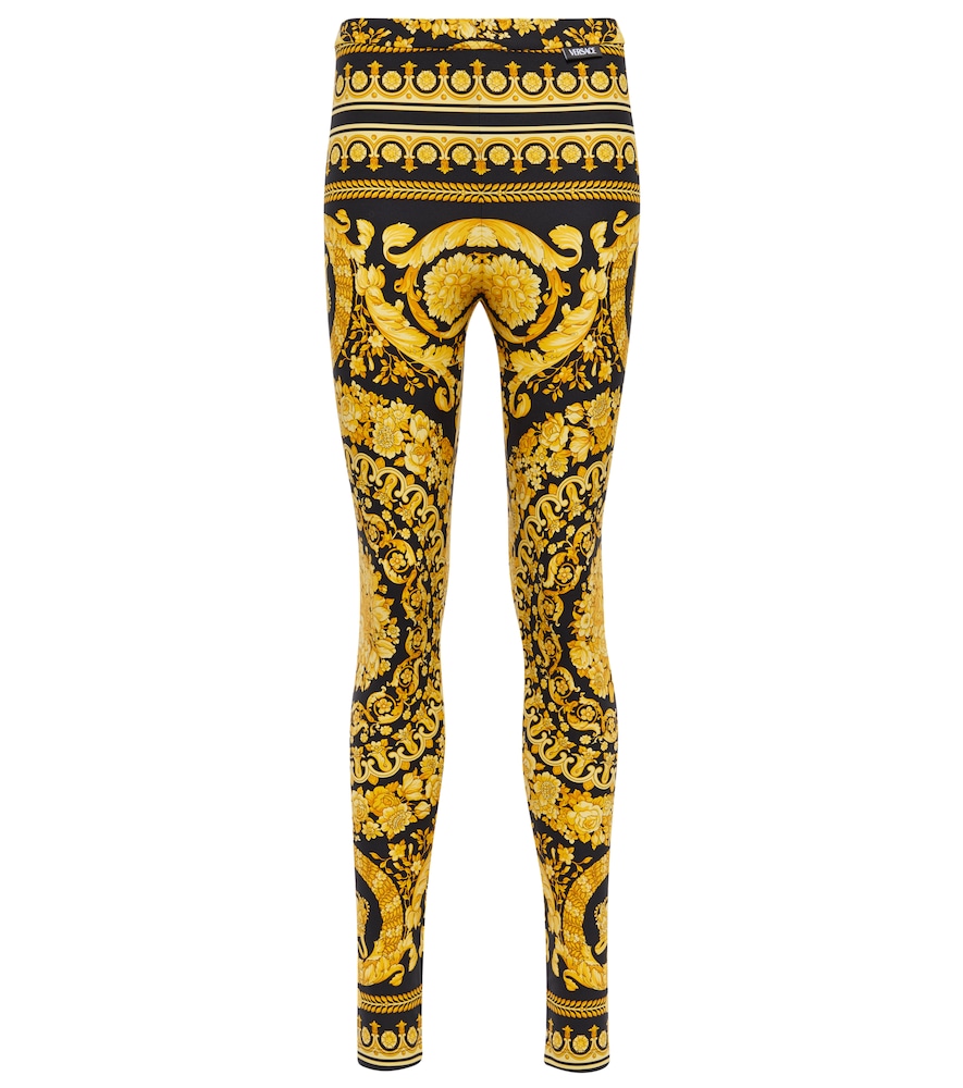 Barocco mid-rise leggings