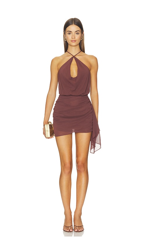 NIA Lorenzo Dress in Chocolate. XL. Also in
