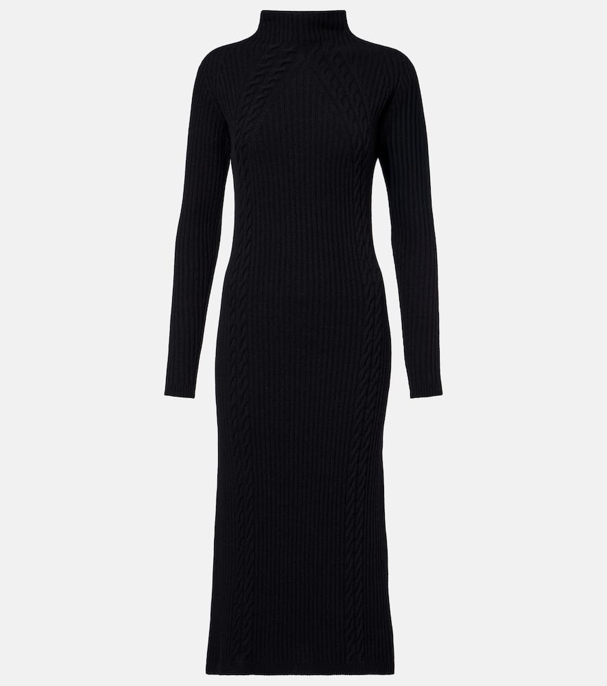 Zelanda wool and cashmere midi dress