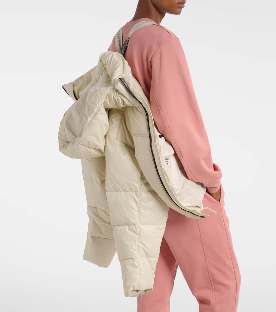 Hooded cropped jacket
