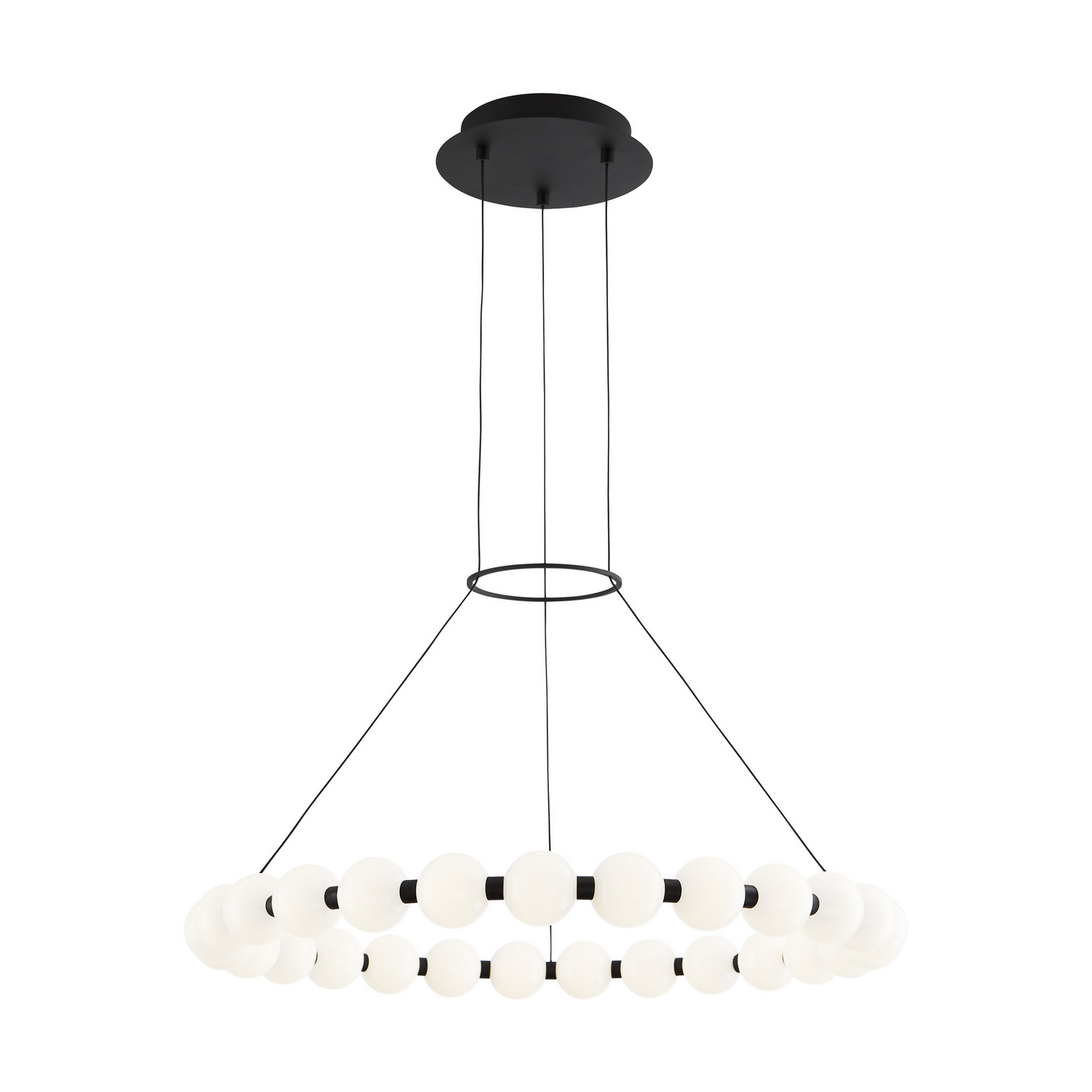 Nightshade Black LED Chandelier from the Orbet Collection