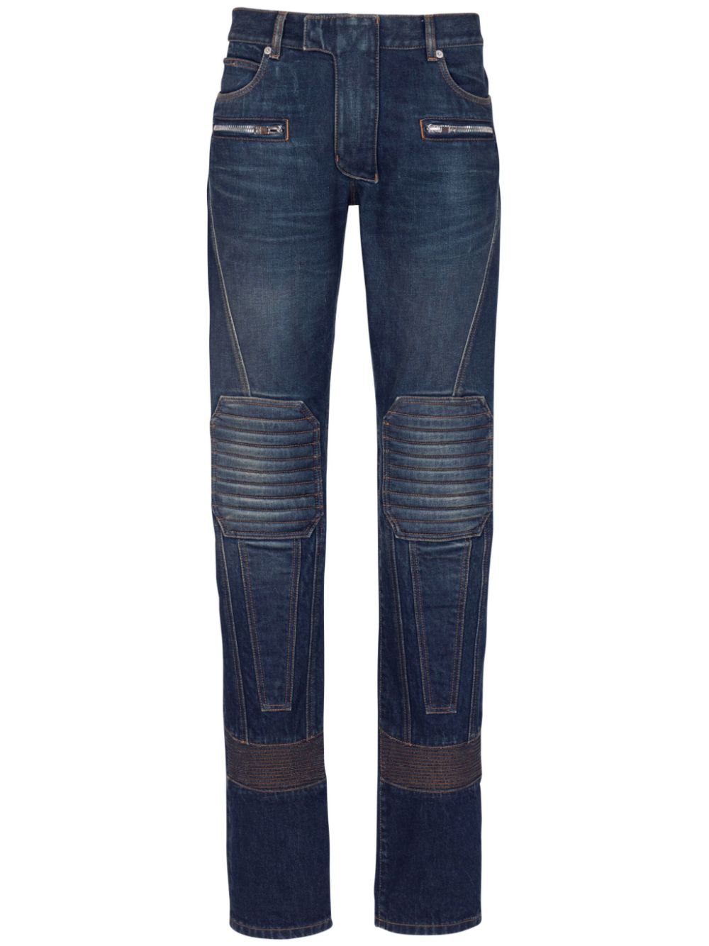 Denim biker jeans - Blue