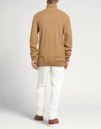 Bl.11 Block Eleven Man Turtleneck Beige Size XXL Acrylic