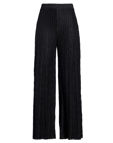 Woman Pants Black Size M Polyamide, Cotton, Elastane