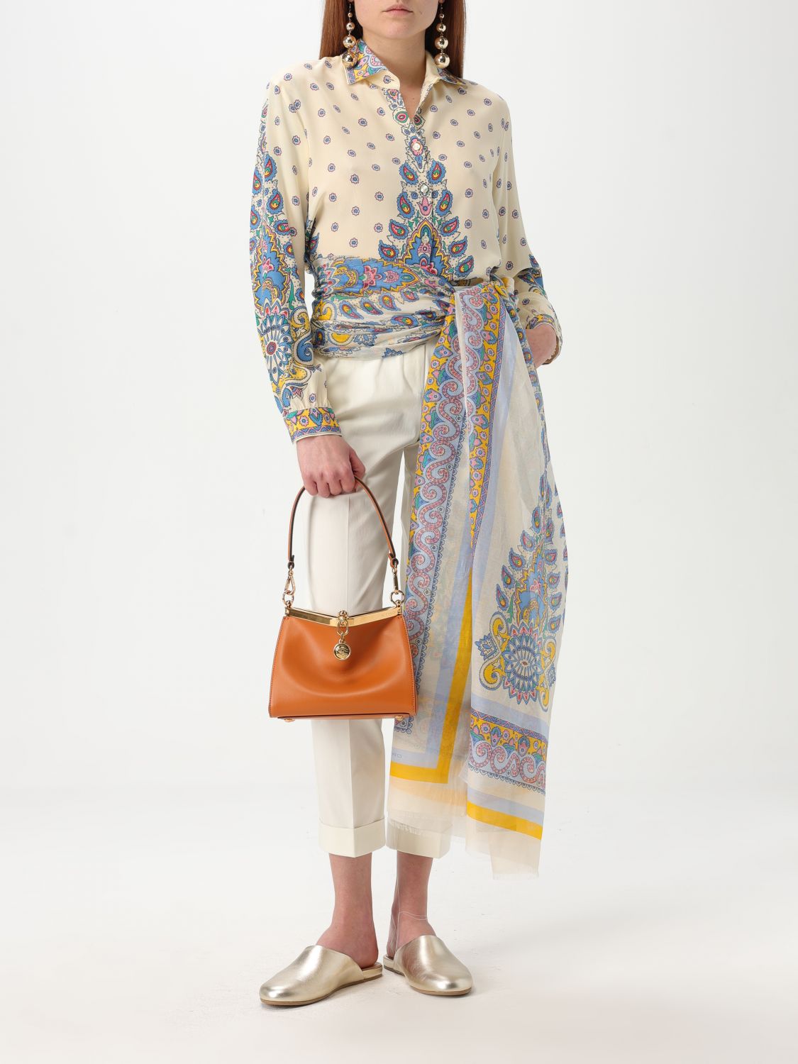Floral shirt - Neutrals