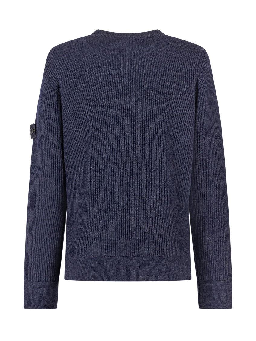 Kids Blue Knitted Sweater