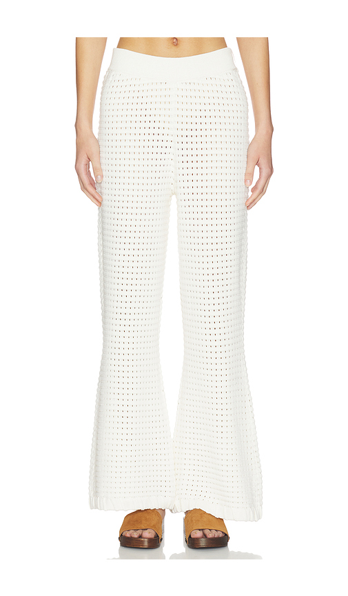Sancia The Reid Knit Pants in White. M. Also in L, S