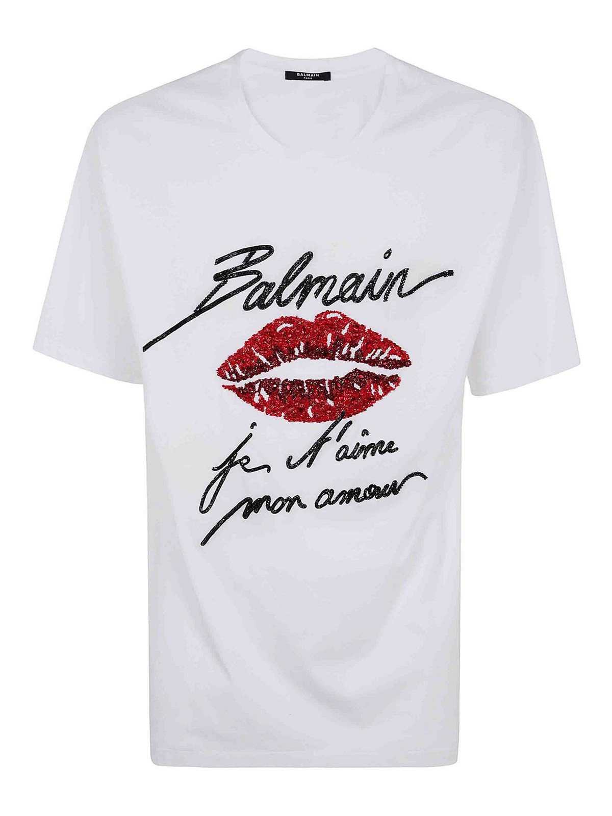 T-shirt With Shimmering Appliqués