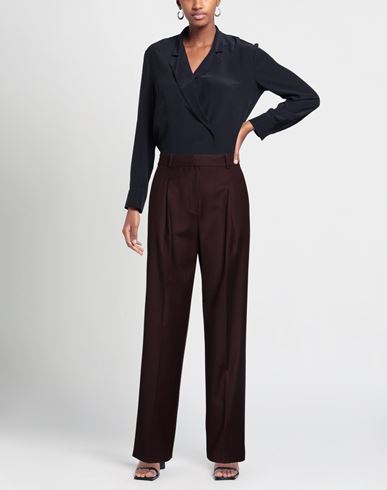 Woman Pants Burgundy