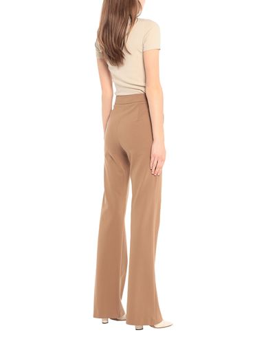 Woman Pants Camel Size 6 Viscose, Polyester, Elastane