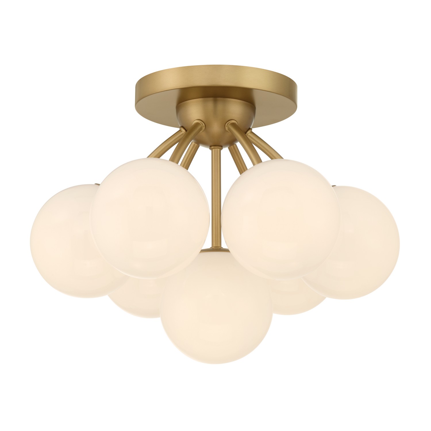 Legacy Brass Semi-Flush Mount from the Lunara Collection