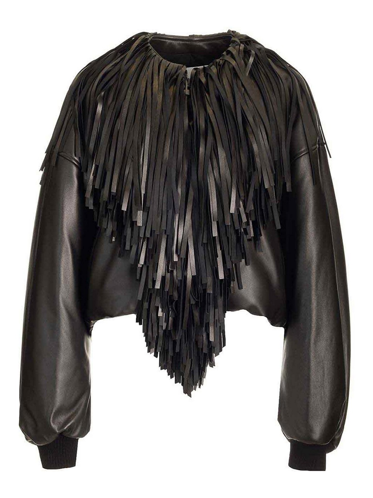 Fringed Bomber Jacket