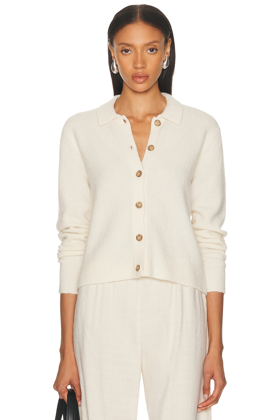 Jenni Kayne Murphy Cardigan in Ivory - Ivory.  XS also in L, M